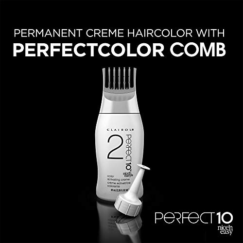 Foto 7 | Clairol Nice'n Easy Perfect 10 Tinte Permanente Para El Cabello, 2 Color De Cabello Negro, 1 Conteo - Venta Internacio