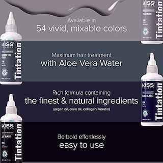 Foto 4 | Tratamiento De Coloración Capilar Kiss Tintation Semipermanente 148 Ml - Venta Internacional.