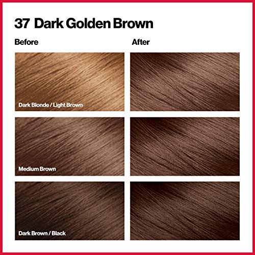 Foto 3 pulgar | Tinte Para El Cabello Revlon Colorsilk Beautiful Color 37 Dark Golden Bro - Venta Internacional.