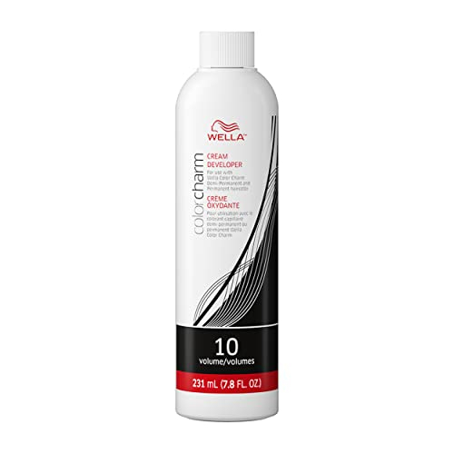 Wella Colorcharm Demi Color De Cabello Permanente, Revelador 10vol 7.8oz - Venta Internacional.