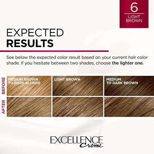 Foto 5 pulgar | Tinte Para El Cabello L'oreal Excellence Brown, Cobertura 100% Gris - Venta Internacional.