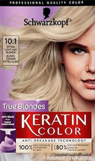 Foto 1 | Tinte De Pelo Schwarzkopf Keratin Color 10.1 Extra Light Ash Bl - Venta Internacional.