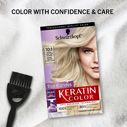 Foto 4 | Tinte De Pelo Schwarzkopf Keratin Color 10.1 Extra Light Ash Bl - Venta Internacional.