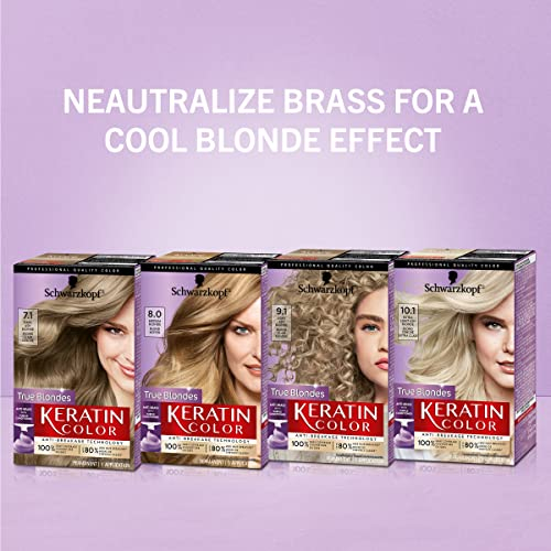 Foto 7 pulgar | Tinte De Pelo Schwarzkopf Keratin Color 10.1 Extra Light Ash Bl - Venta Internacional.
