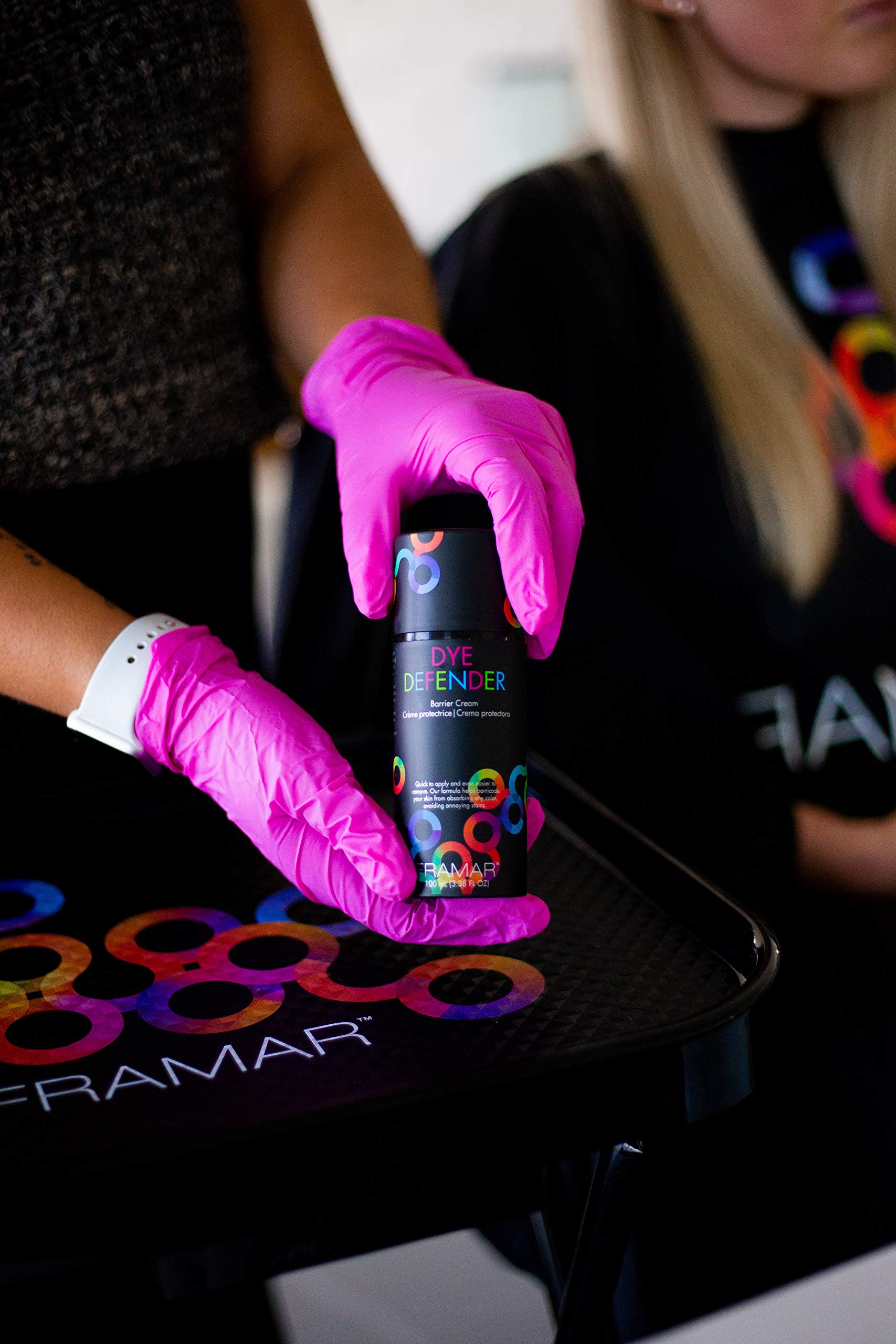 Foto 4 pulgar | Crema Protectora Para El Color Del Cabello Framar Dye Defender 100 Ml - Venta Internacional.