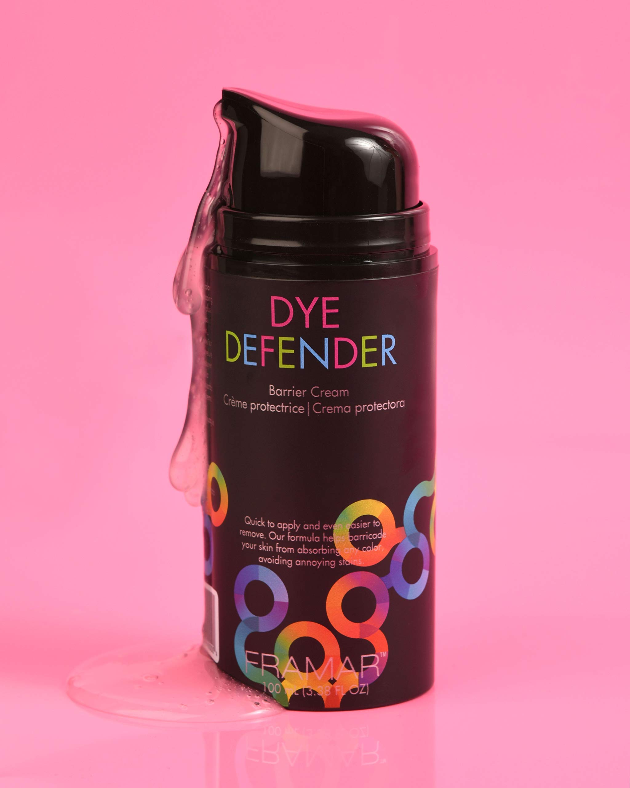 Foto 7 pulgar | Crema Protectora Para El Color Del Cabello Framar Dye Defender 100 Ml - Venta Internacional.
