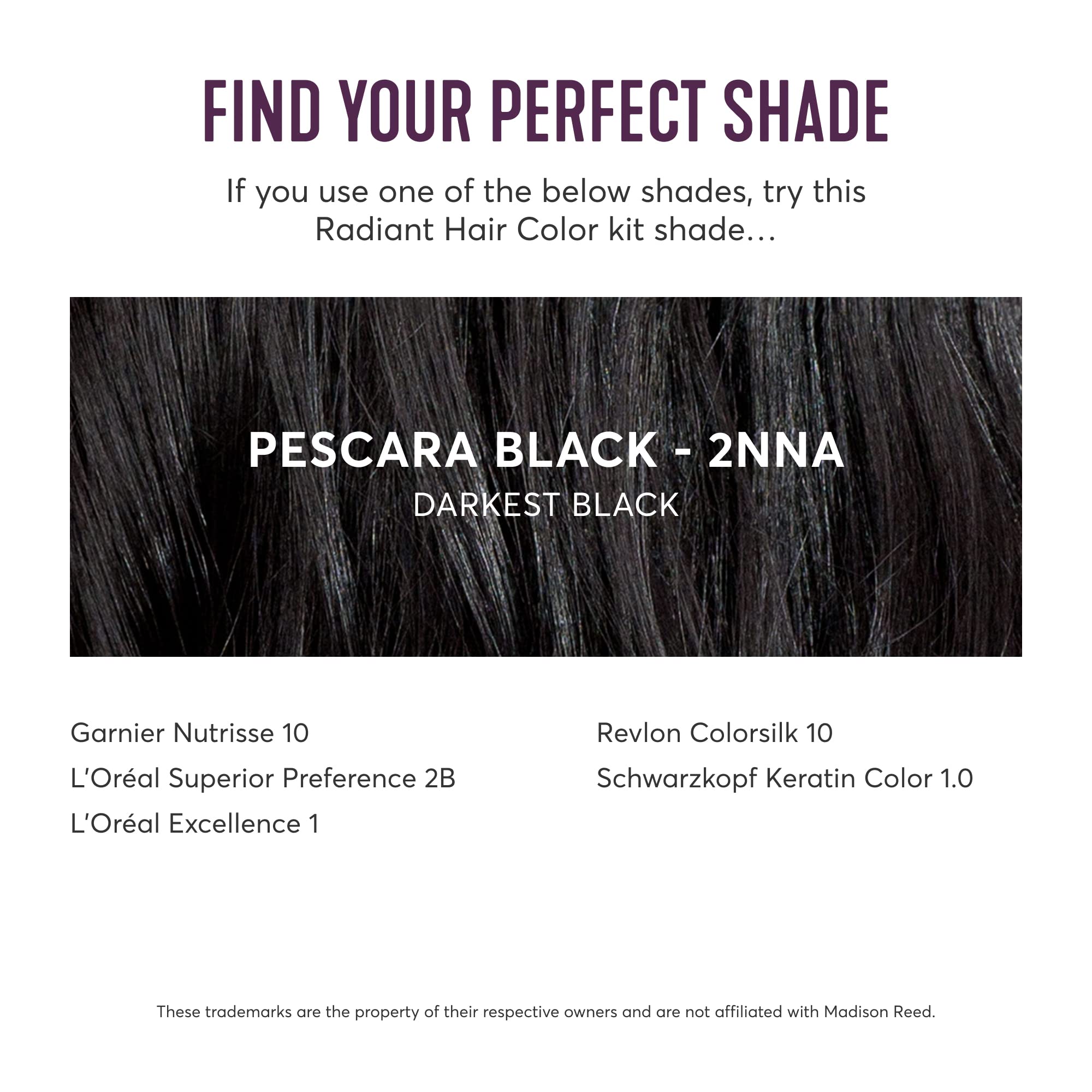 Foto 7 pulgar | Kit De Coloración De Cabello Madison Reed Radiant Blackest Black - Venta Internacional.