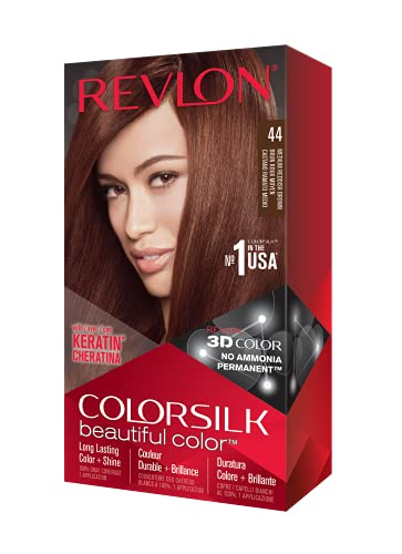 Foto 2 pulgar | Color De Cabello Revlon Colorsilk Keratin Rojizo Marrón - Venta Internacional.