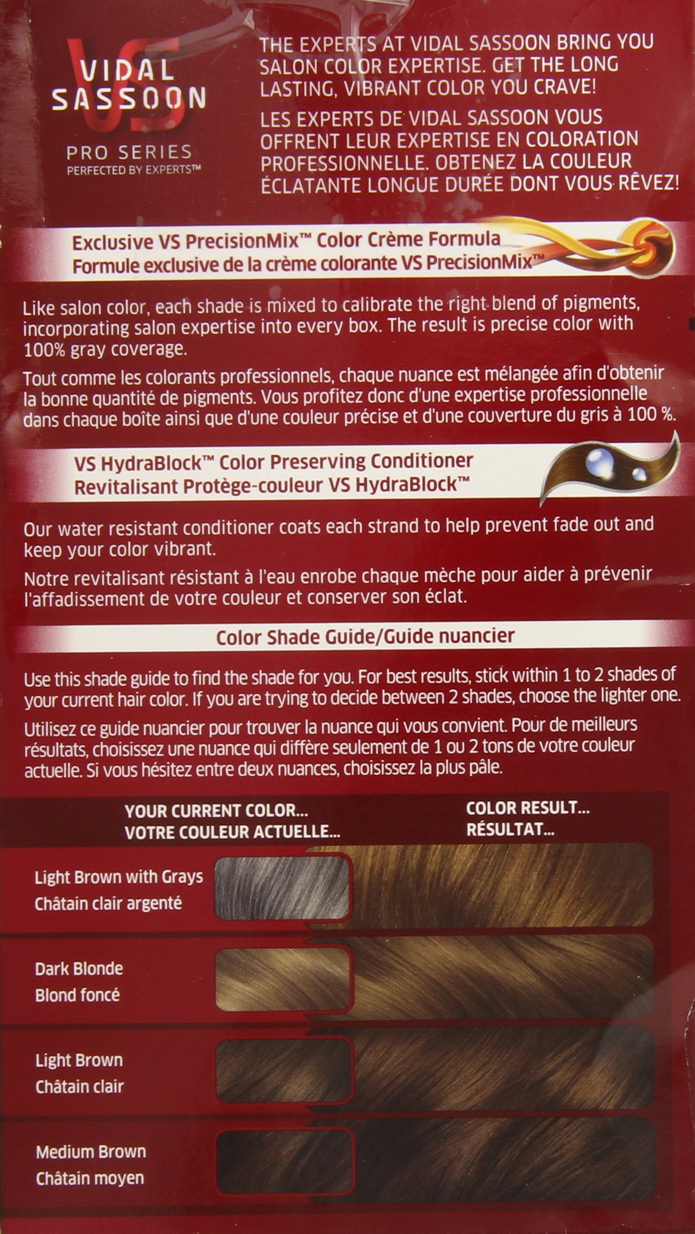 Foto 6 pulgar | Tinte Para El Cabello Vidal Sassoon #6r, Castaño Claro, 1 Unidad - Venta Internacional.