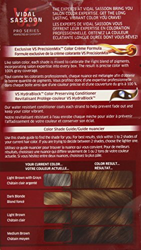 Foto 7 pulgar | Tinte Para El Cabello Vidal Sassoon #6r, Castaño Claro, 1 Unidad - Venta Internacional.
