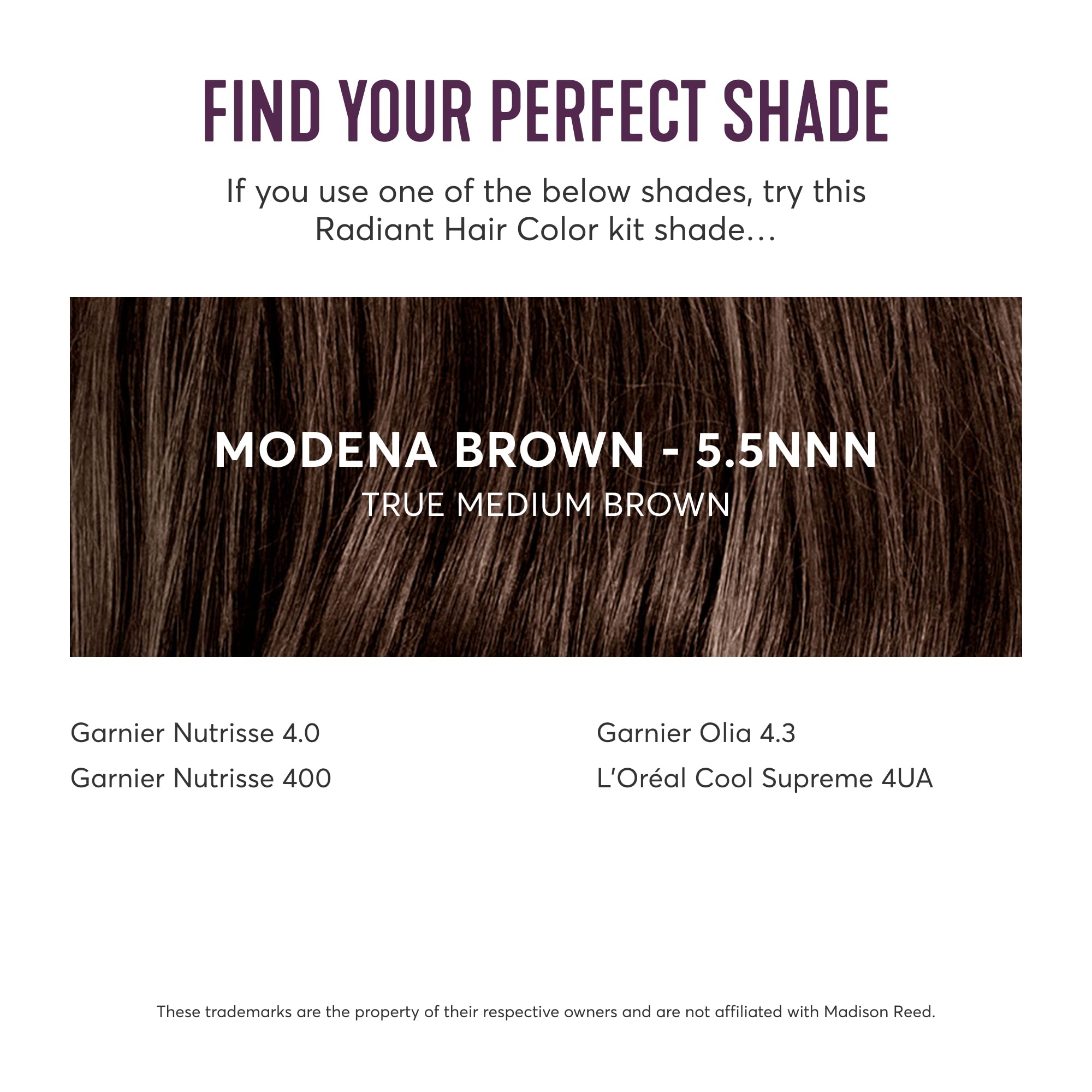 Foto 6 | Kit De Coloración De Cabello Madison Reed Radiant Medium Brown 100% Gris - Venta Internacional.