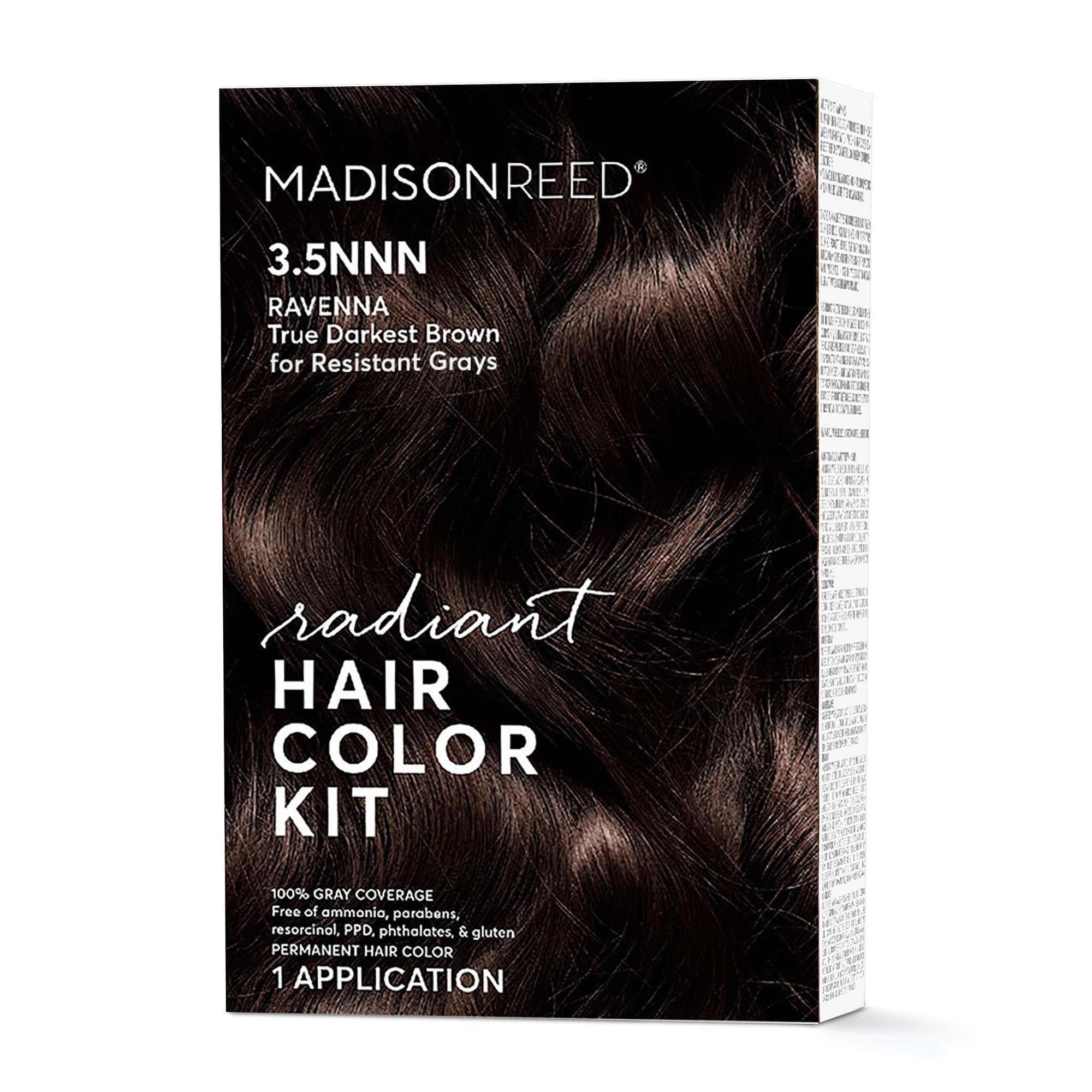 Kit De Coloración De Cabello Madison Reed Radiant Darkest Brown 100% - Venta Internacional. $1,138