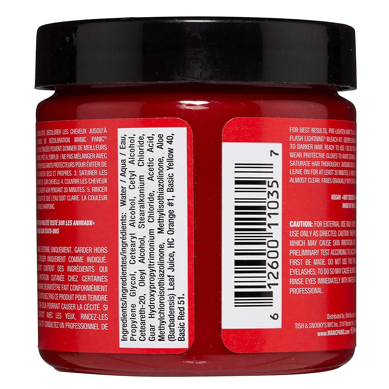 Foto 3 | Tinte Para El Cabello Manic Panic Rock N Roll Red Classic, Paquete De 3 - Venta Internacional.