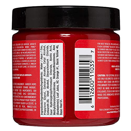 Foto 5 pulgar | Tinte Para El Cabello Manic Panic Rock N Roll Red Classic, Paquete De 3 - Venta Internacional.