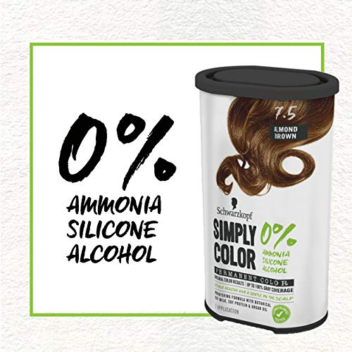 Foto 4 | Schwarzkopf Simply Color Color Cabello Permanente, 7.5 Marrón Almendra - Venta Internacional.