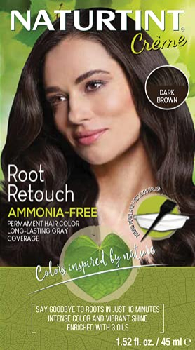 Color De Cabello Naturtint Root Retouch Crème Sin Ppd Castaño Oscuro - Venta Internacional.