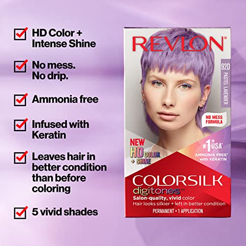 Foto 2 | Tinte De Pelo Revlon Colorsilk Digitones Permanent Con Queratina - Venta Internacional.