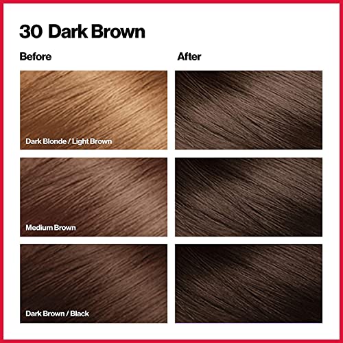 Foto 4 pulgar | Color De Pelo Revlon Colorsilk 30 Marrón Oscuro, Paquete De 6 - Venta Internacional.
