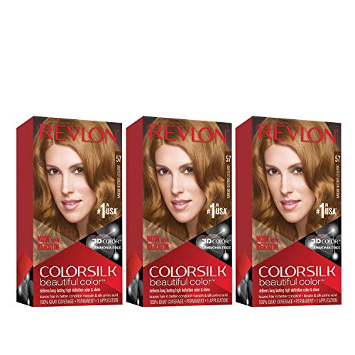 Foto 2 pulgar | Tinte De Pelo Revlon Colorsilk 57 Lighest Golden Brown, 130 Ml X - Venta Internacional.