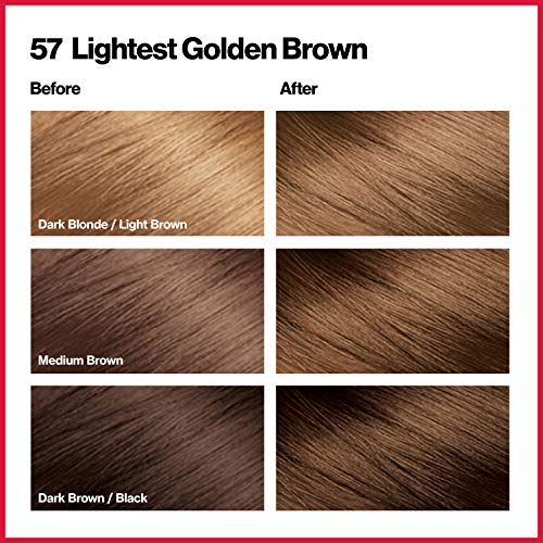 Foto 3 pulgar | Tinte De Pelo Revlon Colorsilk 57 Lighest Golden Brown, 130 Ml X - Venta Internacional.