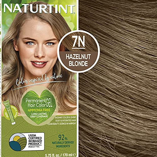Foto 2 pulgar | Color De Cabello Naturtint Permanent 7n Hazelnut Blonde, 1 Paquete - Venta Internacional.