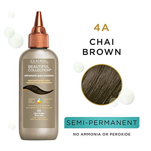Foto 3 pulgar | Clairol Professional Beautiful Advanced Gray Solutions 4a Chai Brown, 3 Oz - Venta Internacional.