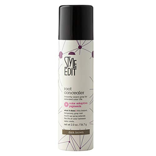 Root Concealer Touch Up Spray Style Edit, Marrón Oscuro, 60 Ml - Venta Internacional.