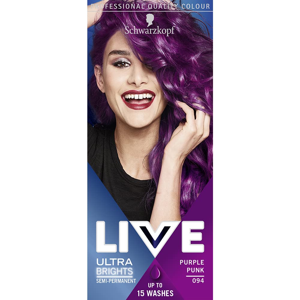 Foto 2 pulgar | Color De Pelo Schwarzkopf Live Ultra Brights 94 Purple Pink - Venta Internacional.