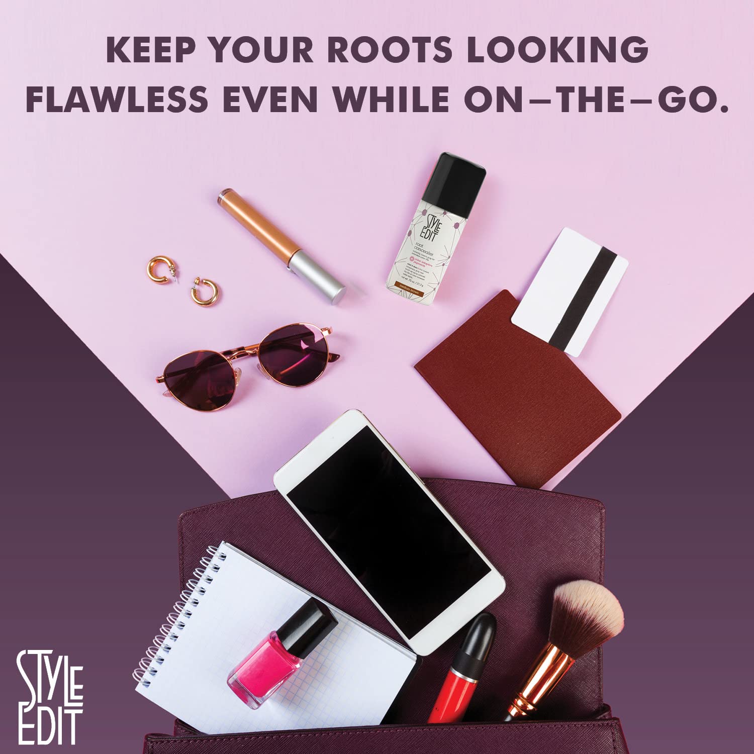 Foto 7 | Root Touch Up Spray Style Edit Para Cabello Castaño Medio - Venta Internacional.