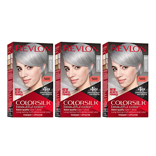 Foto 2 pulgar | Tinte De Pelo Revlon Colorsilk Beautiful 82b Silver Blonde, 3 Unidades - Venta Internacional.