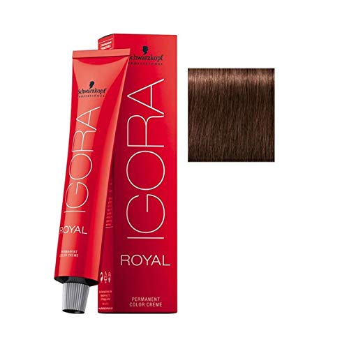 Schwarzkopf Igora Royal 5-6, Color Permanente, Marrón Claro, - Venta Internacional.