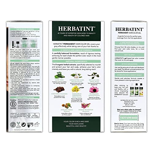 Foto 2 | Gel Para Teñir El Cabello Herbatint 4n Chestnut 135 Ml Sin Alcohol, Vegano - Venta Internacional.