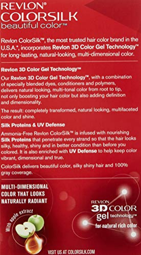 Foto 4 pulgar | Tinte Para El Cabello Revlon Colorsilk Dark Auburn 130 Ml - Venta Internacional.