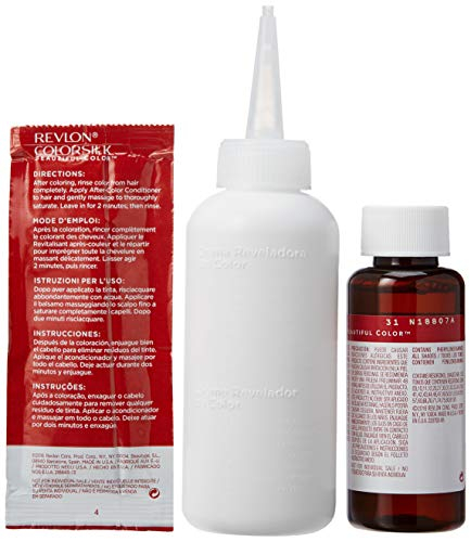 Foto 5 pulgar | Tinte Para El Cabello Revlon Colorsilk Dark Auburn 130 Ml - Venta Internacional.