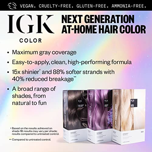 Foto 6 pulgar | Kit De Coloración Para El Cabello Igk Pampas Blonde 135 Ml - Venta Internacional.