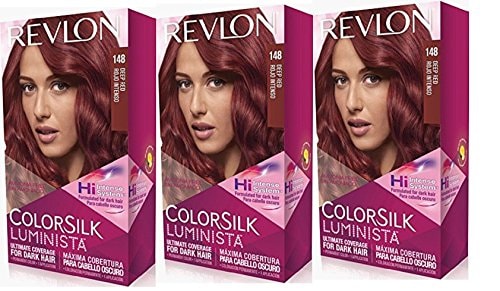 Tinte Para El Cabello Revlon Colorsilk Luminista Deep Red 90 Ml X 3 - Venta Internacional. $1,115