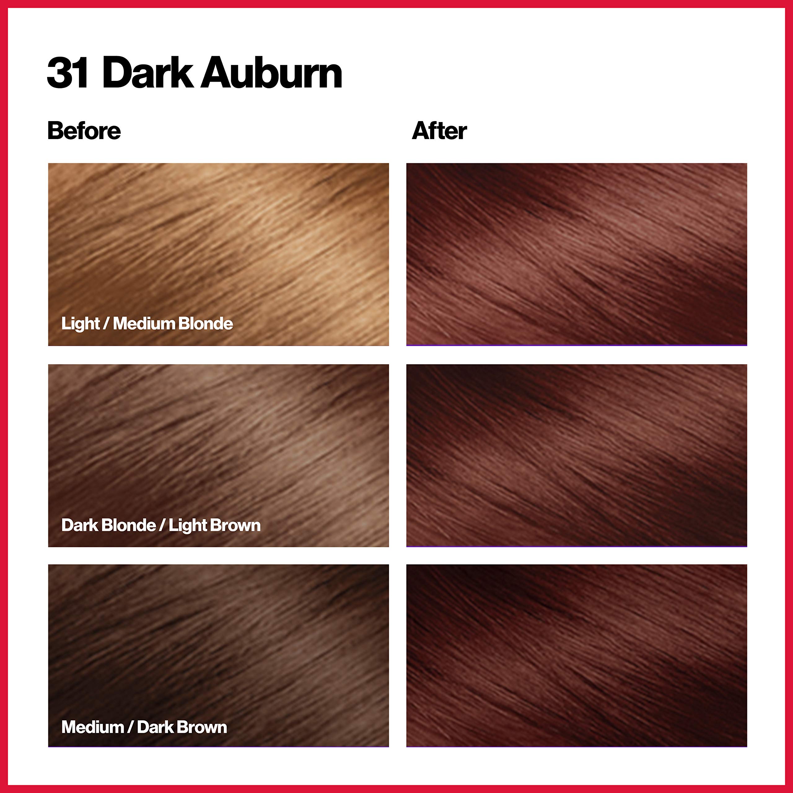 Foto 3 pulgar | Tinte de Pelo Revlon Colorsilk 31 Dark Auburn 130 ml - Venta Internacional