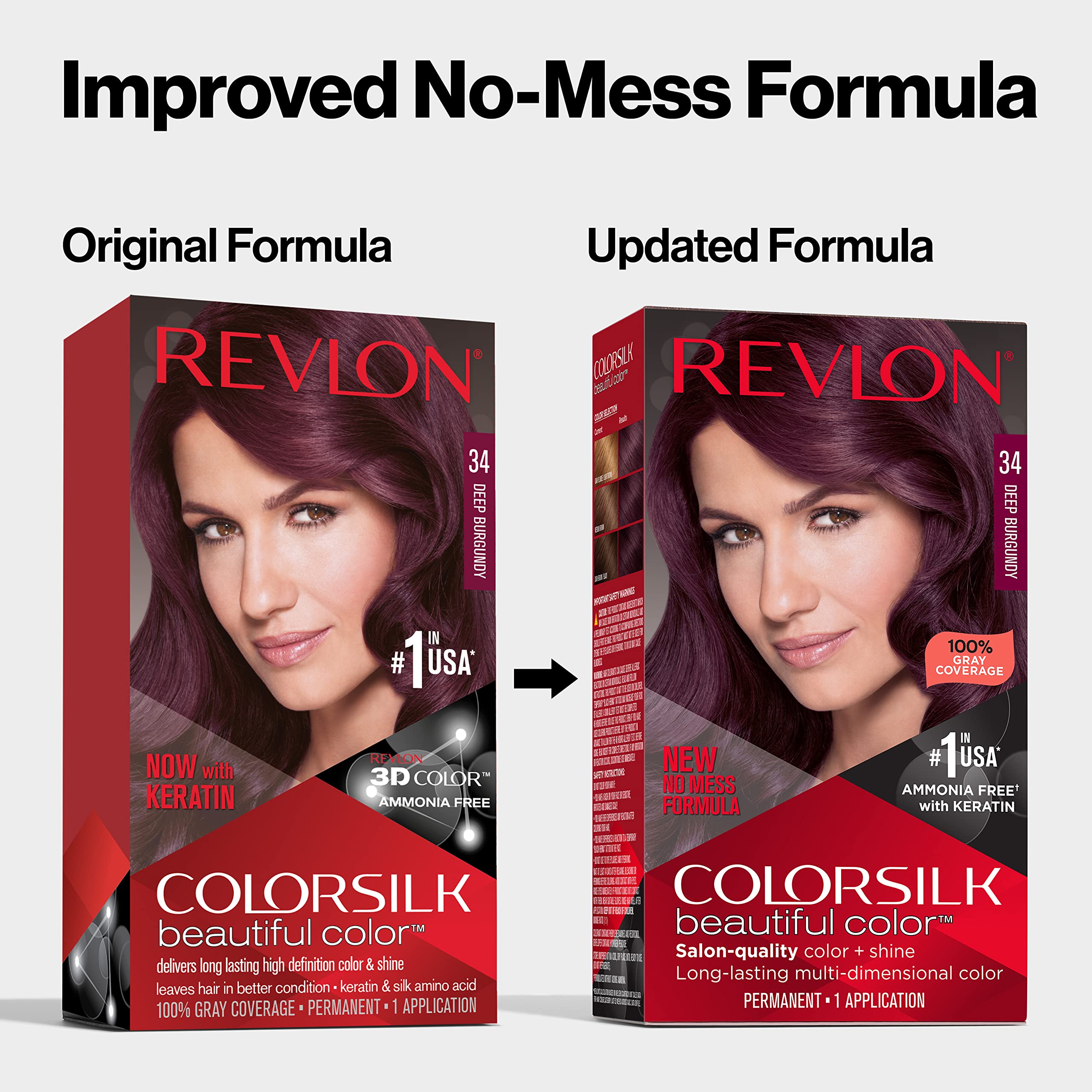 Foto 4 pulgar | Tinte de Pelo Revlon Colorsilk 31 Dark Auburn 130 ml - Venta Internacional