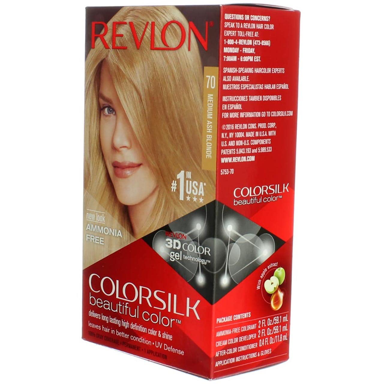 Foto 7 pulgar | Tinte de Pelo Revlon Colorsilk 70 Rubio Cenizo Medio 130 ml - Venta Internacional