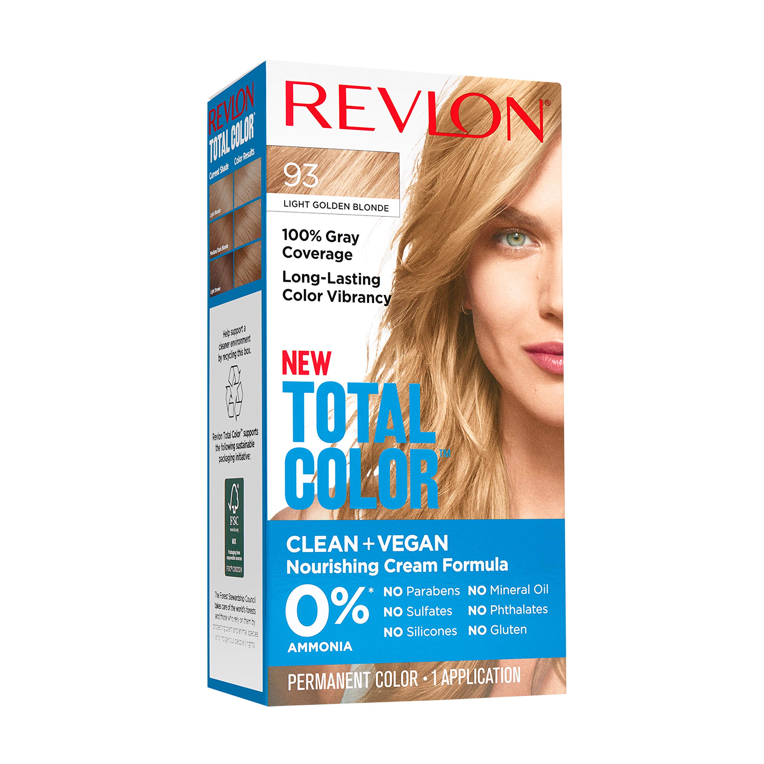 Tinte para El Cabello Revlon Total Color 93 Rubio Dorado Claro 100 Ml - Venta Internacional