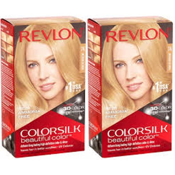 Foto 7 pulgar | Tinte Para El Cabello Revlon Colorsilk Beautiful Color 74 Medium Blonde X2 - Venta Internacional.