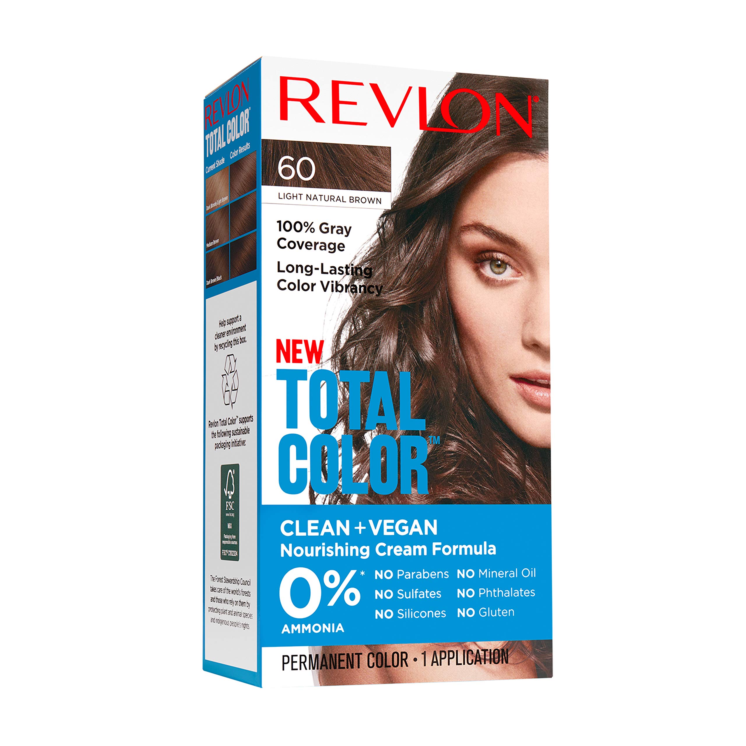 Foto 2 pulgar | Tinte para el Cabello Revlon Total Color 60 Marrón Natural Claro 100 ml - Venta Internacional