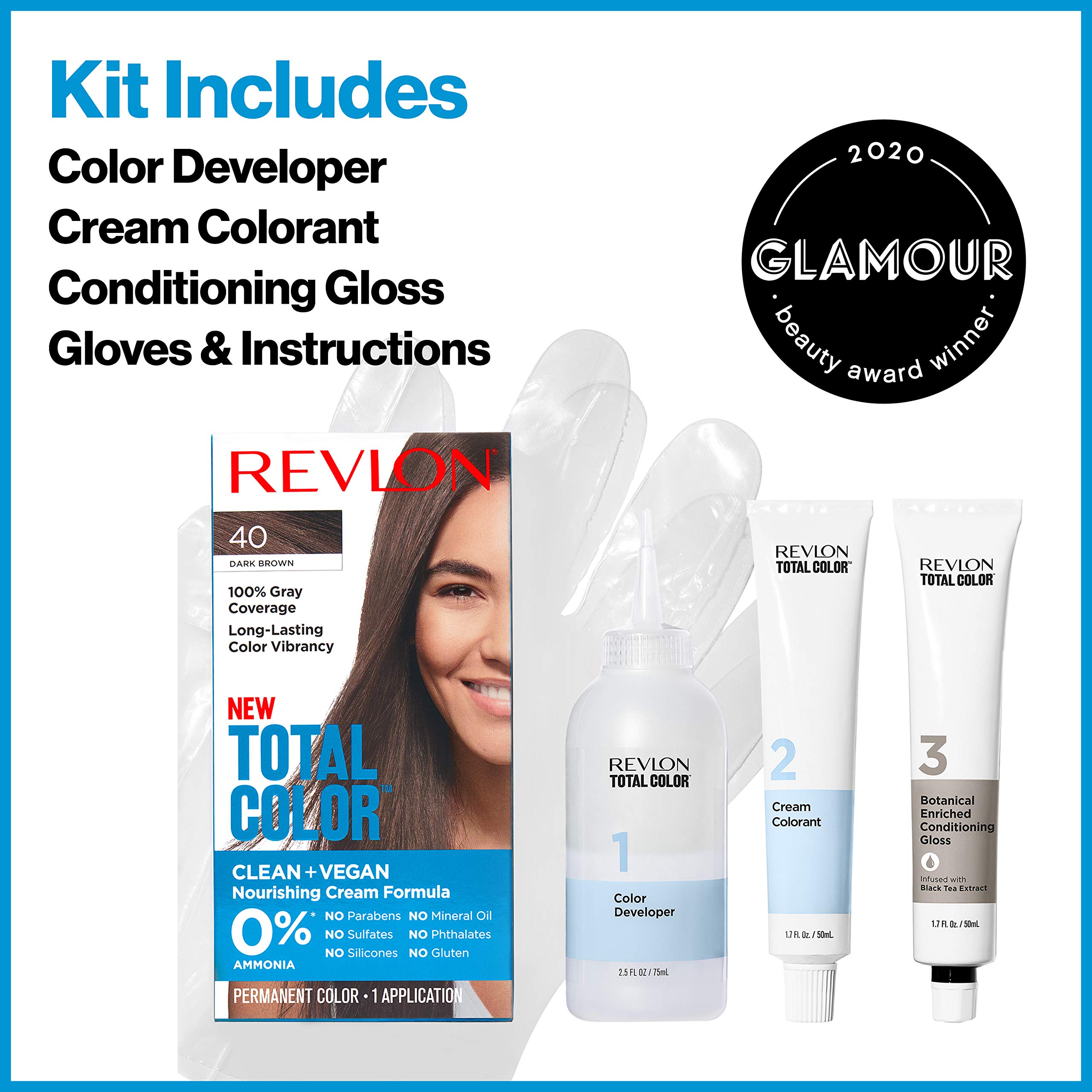 Foto 6 pulgar | Tinte para el Cabello Revlon Total Color 60 Marrón Natural Claro 100 ml - Venta Internacional