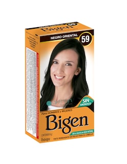Foto 2 | Tinte para Cabello en Polvo Bigen Negro Oriental 59, 6 Gramos