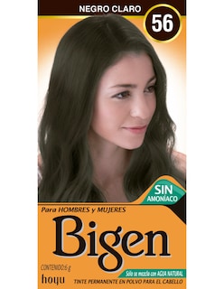Foto 1 | Tinte Para Cabello En Polvo Bigen Negro Claro 56, 6 Gr