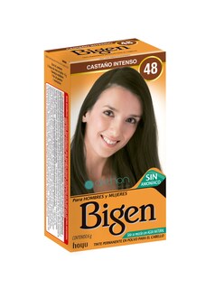 Foto 2 | Tinte Para Cabello En Polvo Bigen Castaño Intenso 48, 6 Gr