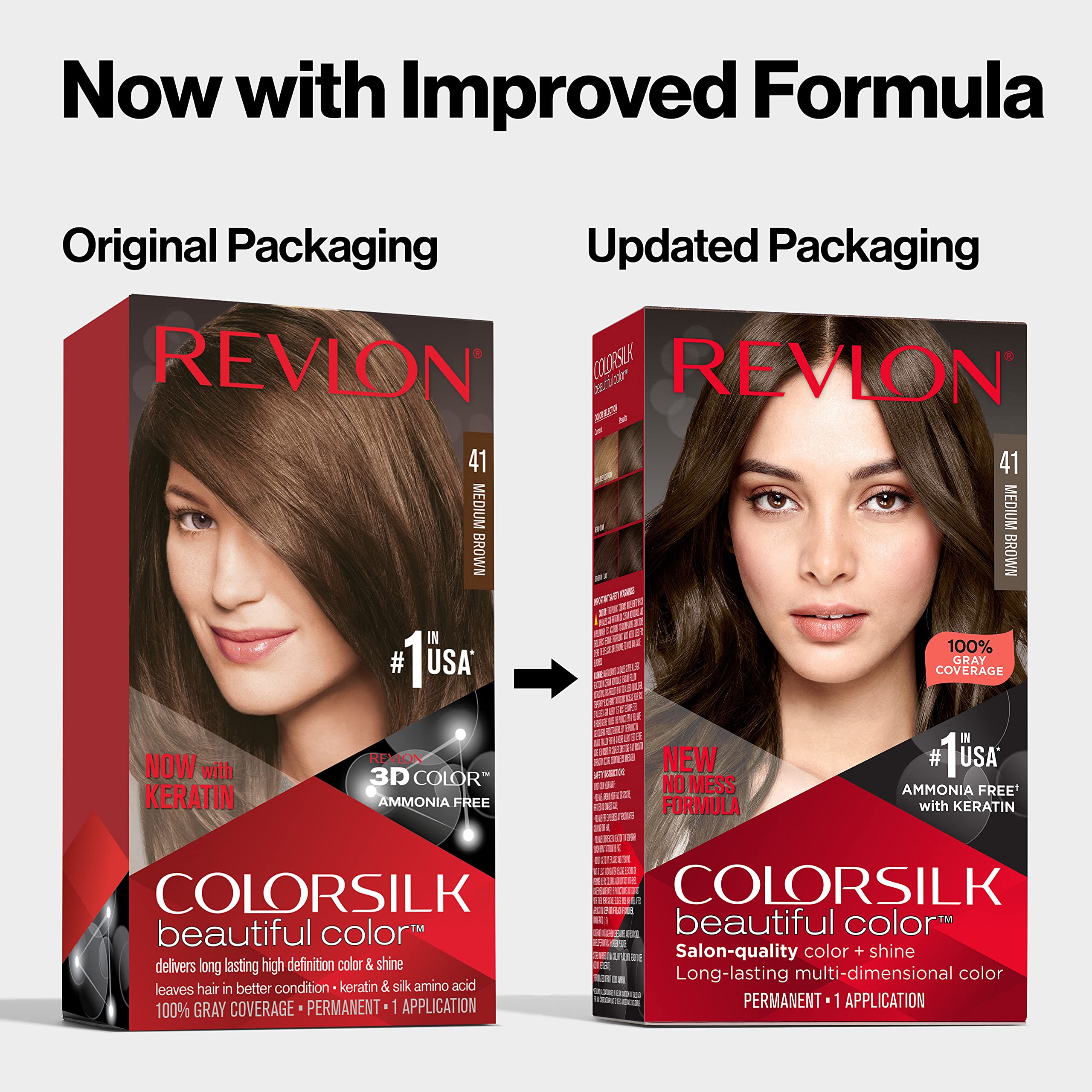 Foto 8 pulgar | Tinte para Cabello Revlon Colorsilk 44 Marrón Rojizo Medio 3 Paquetes - Venta Internacional