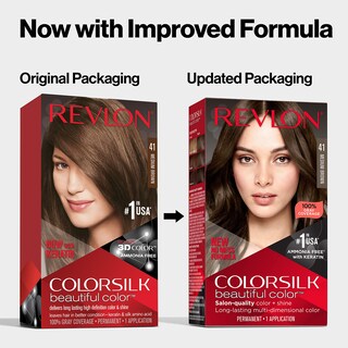 Foto 7 | Tinte para Cabello Revlon Colorsilk 44 Marrón Rojizo Medio 3 Paquetes - Venta Internacional
