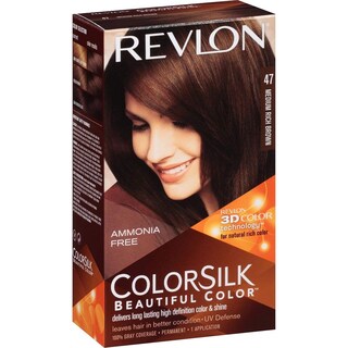 Foto 1 | Tinte De Pelo Revlon Colorsilk Medium Rich Brown 47 100 Ml X3 - Venta Internacional.