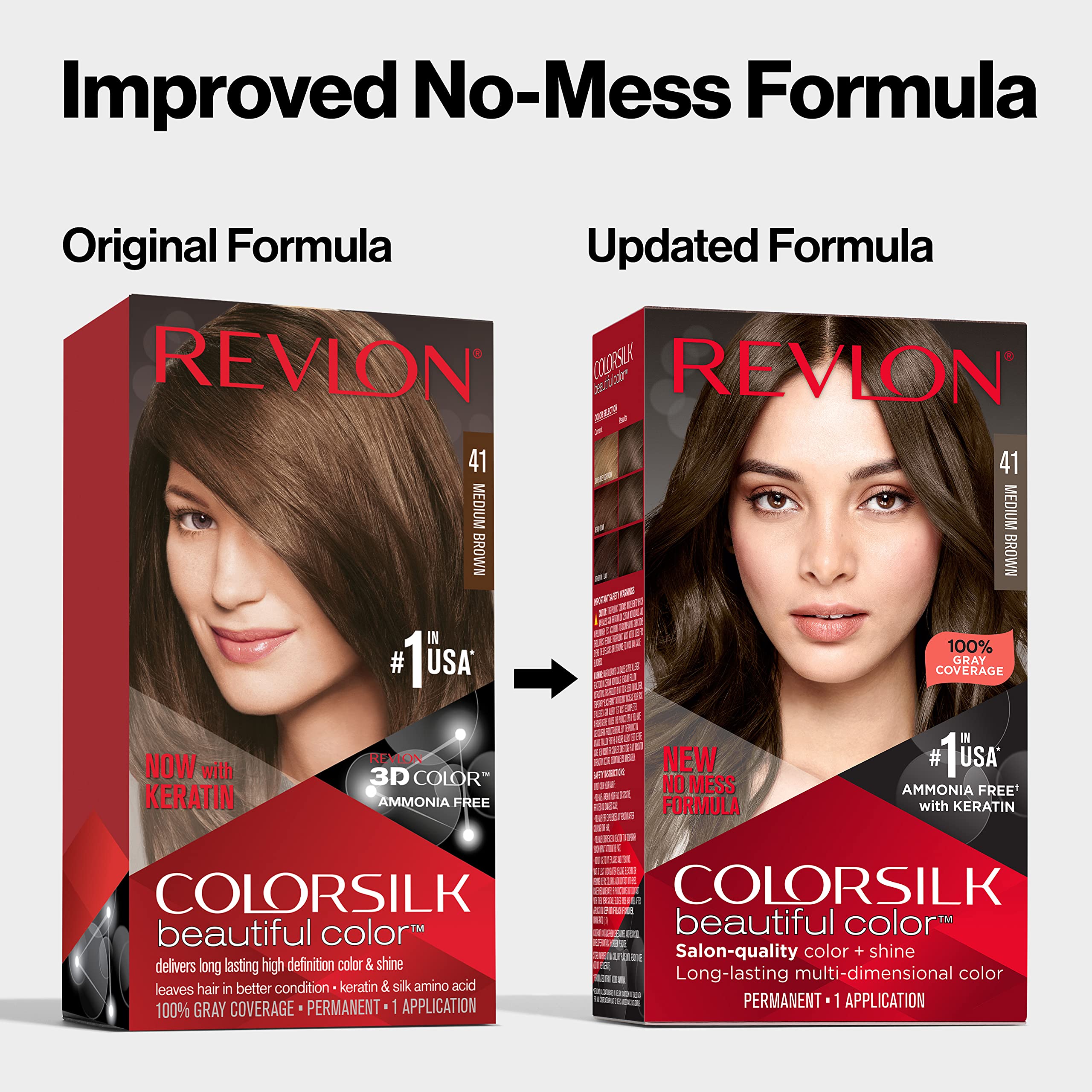 Foto 4 pulgar | Tinte De Pelo Revlon Colorsilk Medium Rich Brown 47 100 Ml X3 - Venta Internacional.